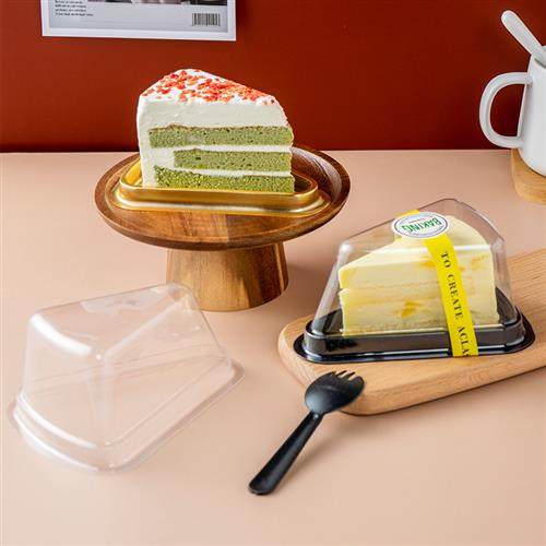 三角形蛋糕盒6寸8寸千层慕斯蛋糕盒切块切件烘焙透明西点包装盒子,厨房/烹饪用具,点心包装盒/包装袋,淘宝优惠券,粉丝福利购,淘宝优惠卷