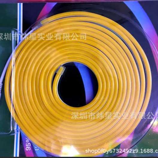霓虹灯带5米套装 12V 2835 120灯柔性防水节日装饰工程灯户外亮化