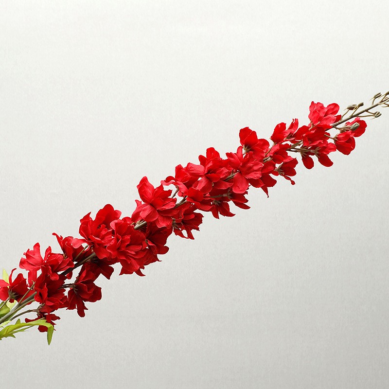 仿真飞燕草蓝色花艺假花软装室内家居装饰摆件大号紫色风信子绢花