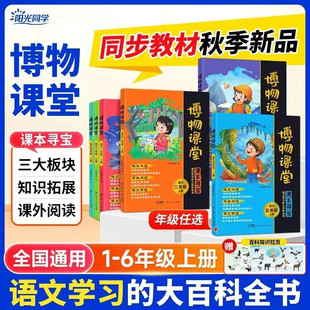 陽光同學博物課堂一二三四五六年級上冊下小學生語文同步課本知識拓展閱讀課外百科全書文學常識年級閱讀理解寫作文素材 2025秋新版