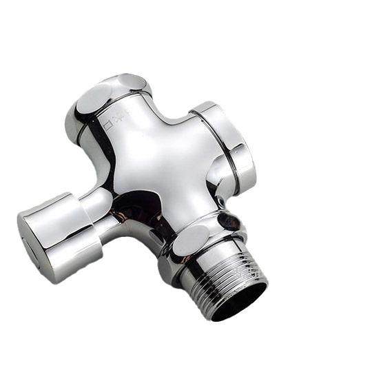 大便冲洗阀 自闭型排水伐 锌合金蹲厕器延时 四通