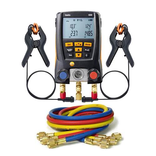 testo550电子歧管仪，testo 550电子压力表数字压力表数显高精度