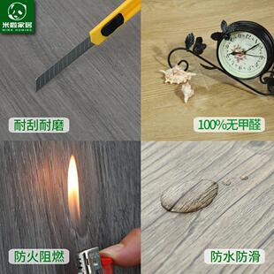 工厂SPC石塑地板锁扣卡扣式PVC酒店翻新改造工程地板塑胶石晶木纹