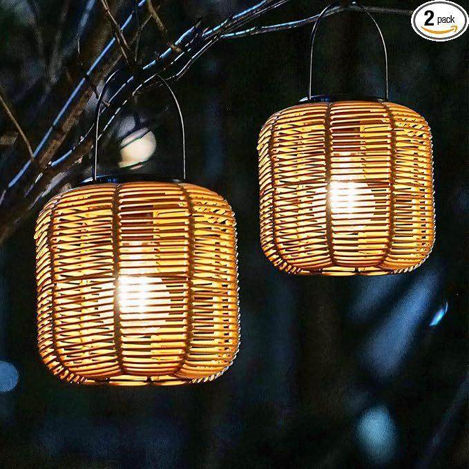 现货跨境仿藤编人工编藤户外挂灯欧式太阳能灯笼庭院造景田园氛围,家装灯饰光源,景观庭院灯饰,淘宝优惠券,粉丝福利购,淘宝优惠卷