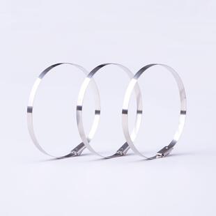 不锈钢扎带10*400自锁式绑扎带金属扎带电缆桥架扎带电力标牌扎带