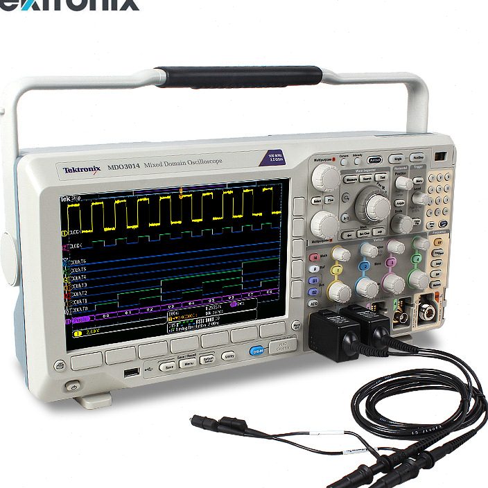 .泰克MDO3014/3034/3024多功能手持2/4通道小型数字示波器带宽1GH