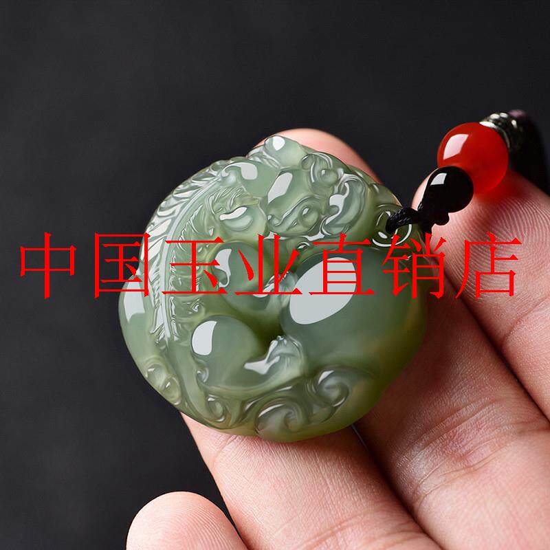 吊坠有求必应项链男女款皮丘招财
