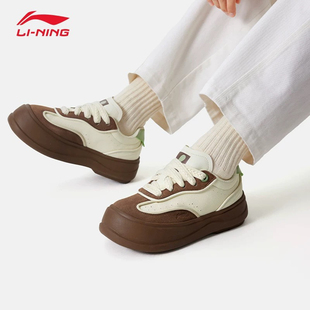 拼接鞋 生活休闲鞋 蜜糖 厚底增高 PLATFORM 舒适时尚 李宁 面