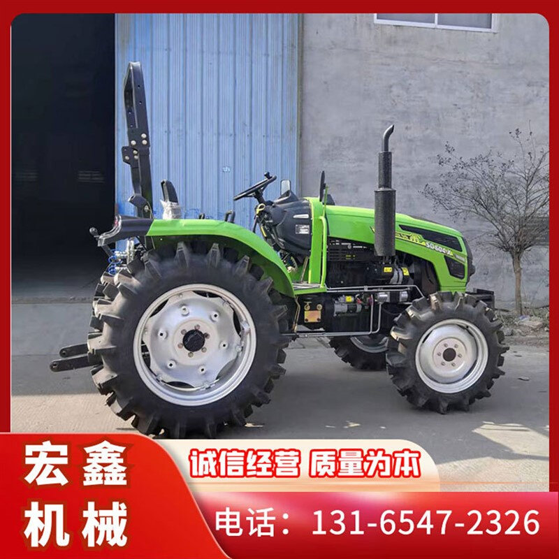 雷沃704四驱农用车 大棚王四轮拖拉机 32马力型拖拉机犁地机
