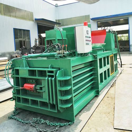 玉米秸秆牧草卧式打包机废纸液压打包机易拉罐编织袋打包机