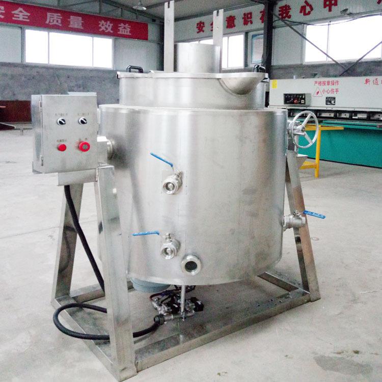 熬骨头汤蒸煮桶桶式加保温层牛腿骨熬汤锅可倾出料八粥蒸煮锅