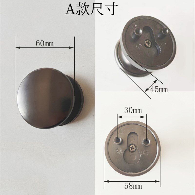 嵌入式智能锁锁芯盖锁芯护锁器球形把手嵌入式指纹锁配件护盖