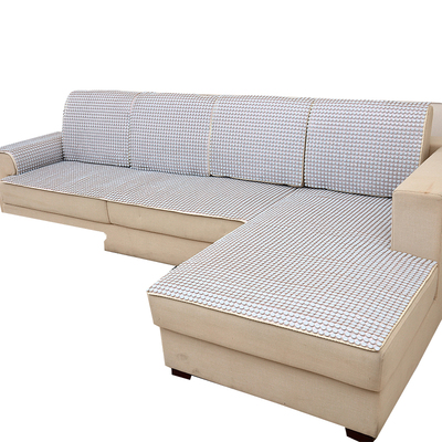 夏季定制晶彩陶瓷坐垫防滑实木皮布艺沙发垫夏天红木座垫定做凉垫