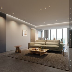 led防眩目筒灯无主灯洞灯90/12开孔客厅吊顶天花灯嵌入式过道射灯