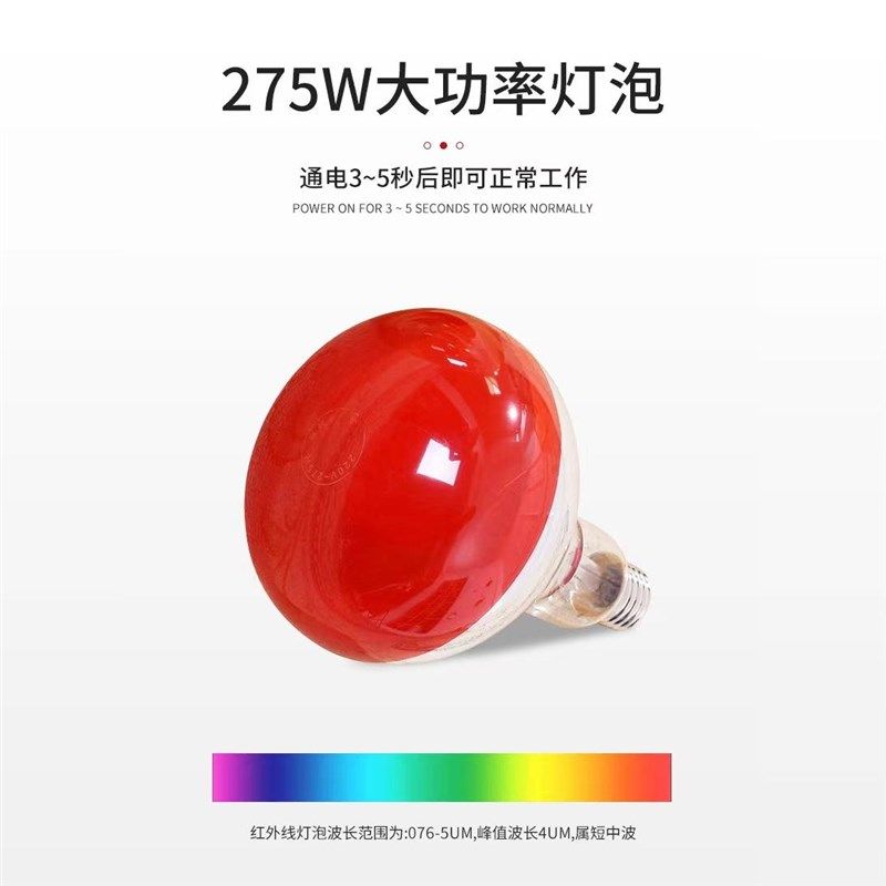 双头红外线理疗灯烤灯理疗器家用美容院专用取暖灯加热灯发热暖灯