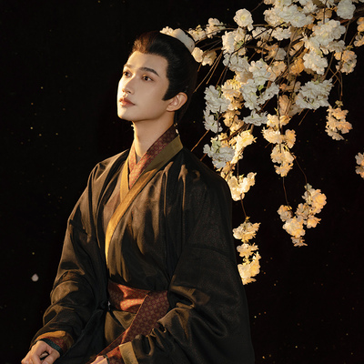 挽纱坊汉服 男款  直裾  马王堆复原款  新年贺岁款 影曳