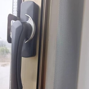 阳台移门锁扣防盗月牙锁加厚平移塑钢铝合金配件豪华搭扣窗户.