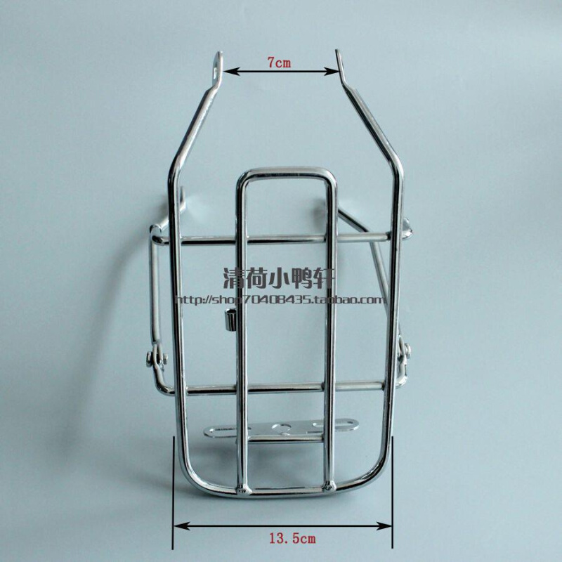 包邮14寸折叠自行车货架实心钢尾架骑行装备可载人货架后座配件