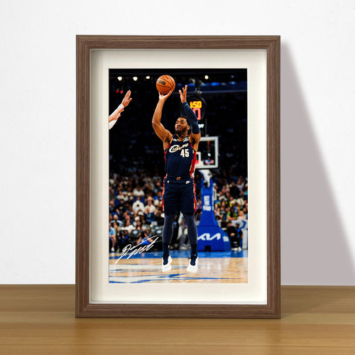 骑士多诺万米切尔相框挂画摆台NBA篮球海报照片墙球迷周边装饰画