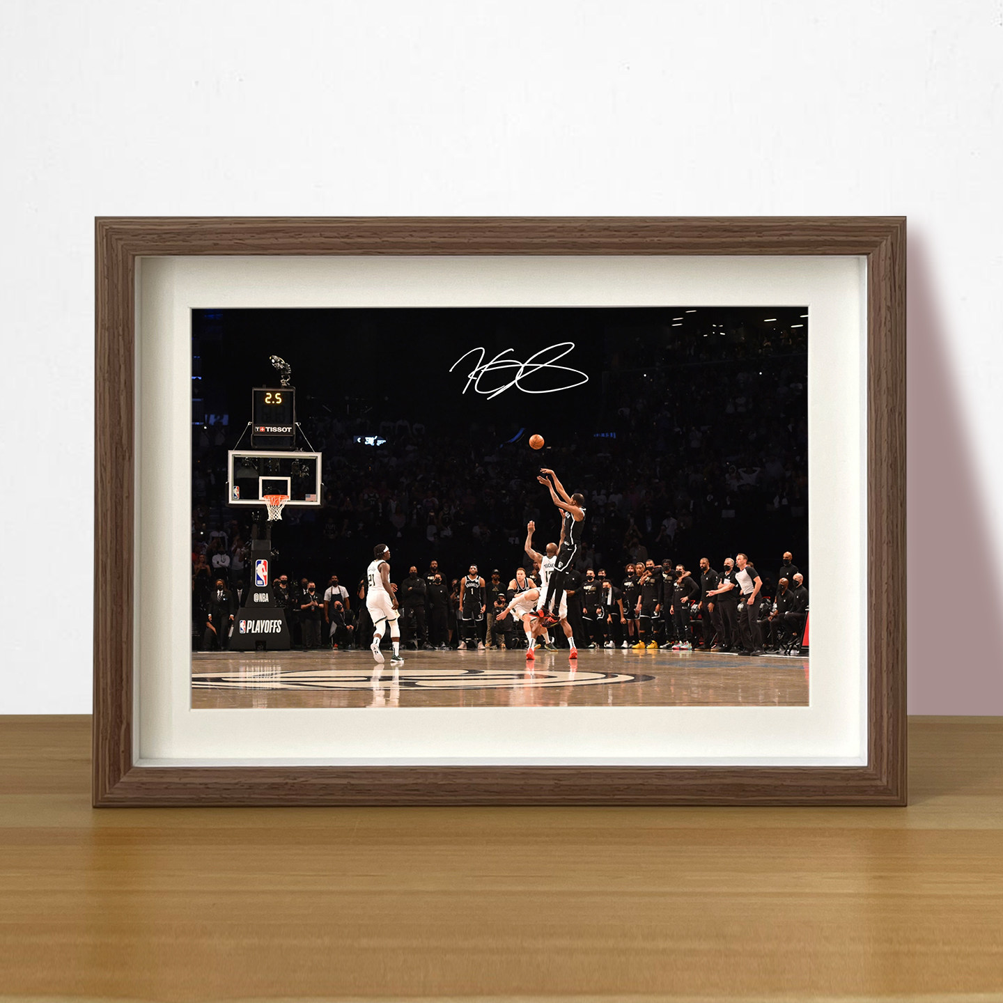 KD杜兰特绝杀纪念相框挂画摆台NBA篮球海报照片墙装饰画球迷礼物