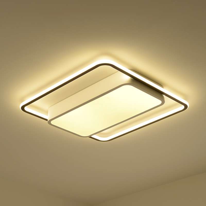 LED吸顶灯简约现代客厅灯长方形大气卧室餐厅灯书房间家用灯具