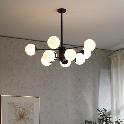 简约中山原木照明奶油灯饰豆灯具客厅吊灯现代主灯风魔客厅灯