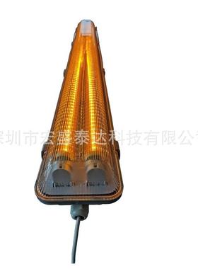 0.6米双管抗紫外线黄光滤波480nm500nm520nmLED三防灯管18W