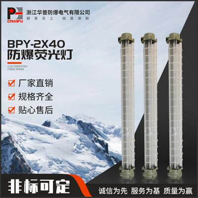 销售BPY-2x40防爆荧光灯 防水防尘防爆led荧光灯 LED荧光灯日光灯