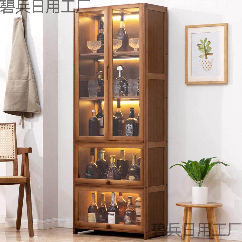 酒柜隔断柜现代简约红酒柜展示柜落地靠墙储物柜家用酒架陈列烟柜