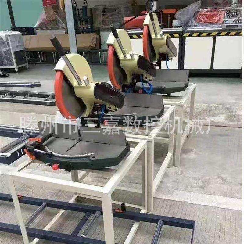 精密转盘切割锯 手动切锯 铝合金门窗高精度45度90度小型切割机