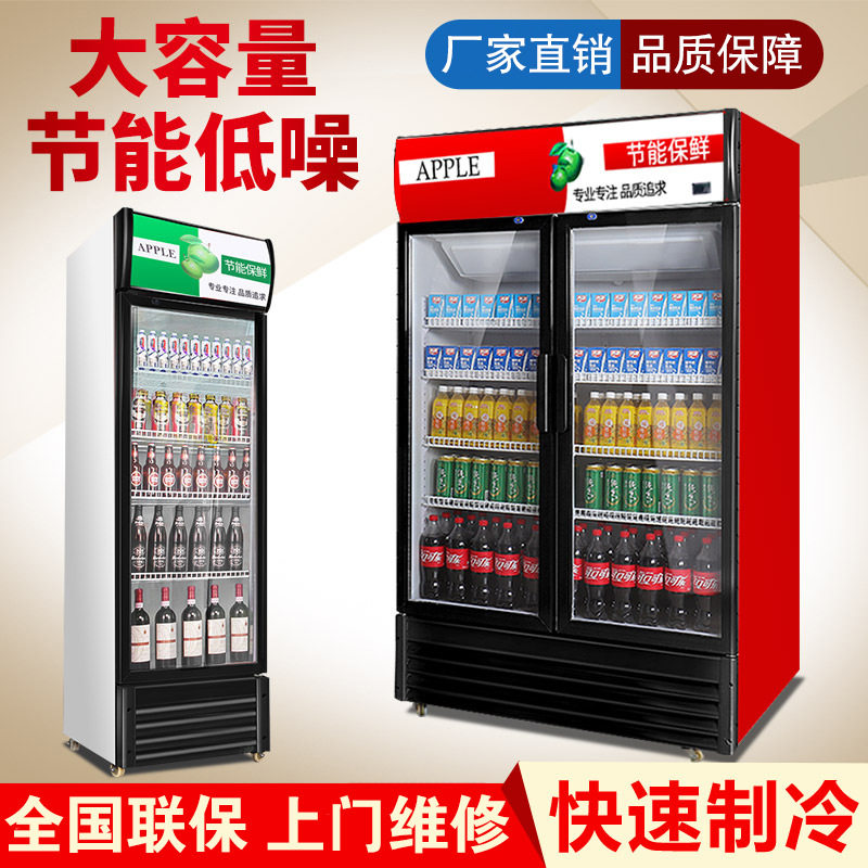 商用立式双门展示冷藏柜