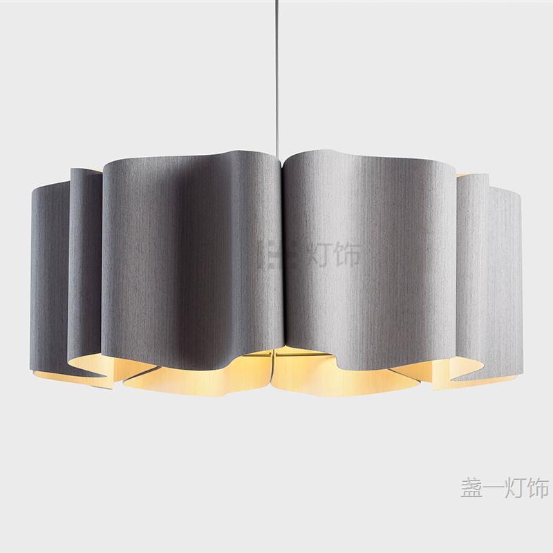 现代极简餐厅餐桌异形吊灯简约店铺吧台酒店前台创意装饰北欧氛围