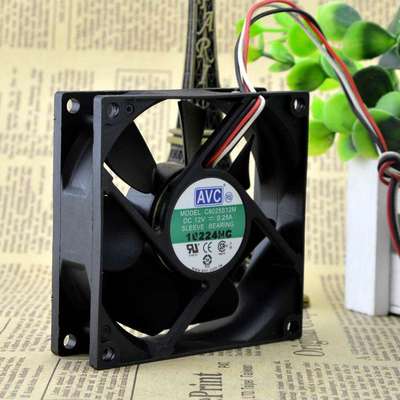 原装AVC 8025 12V 0.25A CPU电源机箱超静音8cm散热风扇C8025S12M