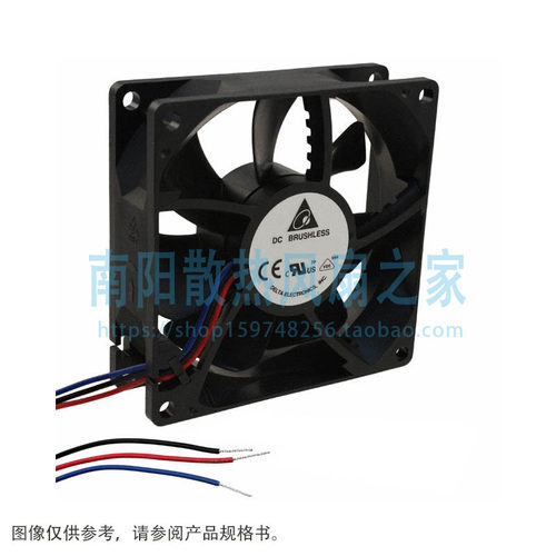 Delta/台达 QFR0812SH-F00 DC12V 0.50A FAN AXIAL 80X25MM 风扇