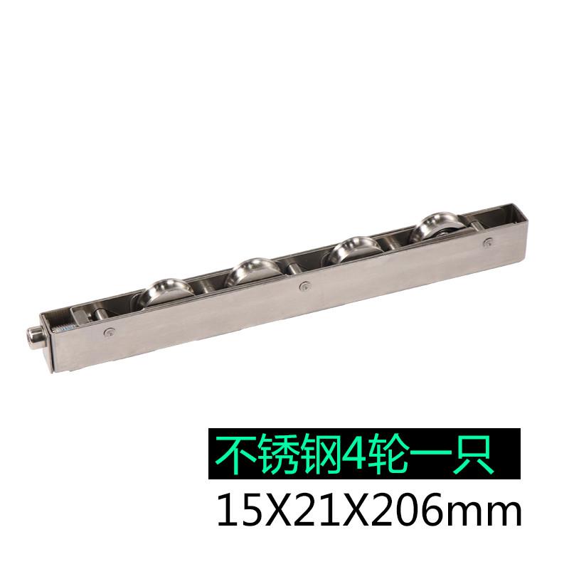 新款阳台推拉门滑k轮不锈钢塑钢门下轨道轮重型铝合金门窗滑轮底
