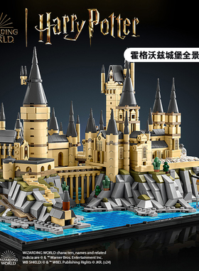 哈利波特正版周边乐高联名款积木玩具76419霍格沃茨城堡和庭院