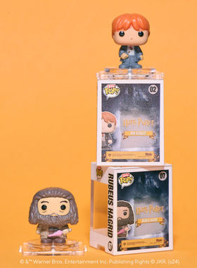 哈利波特Bitty Pop迷你手办公仔4只套装摆件潮玩收藏模型节日礼物