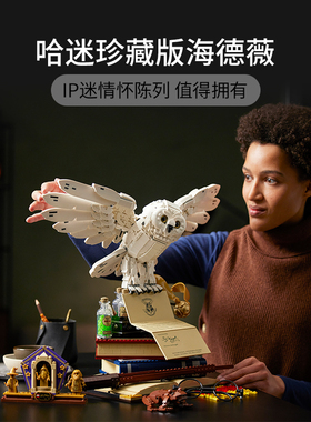 哈利波特正版周边乐高联名款积木摆件玩具76391霍格沃茨经典藏品