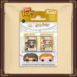 哈利波特正版周边POP手办哈利与金妮火焰杯套装潮玩收藏公仔摆件