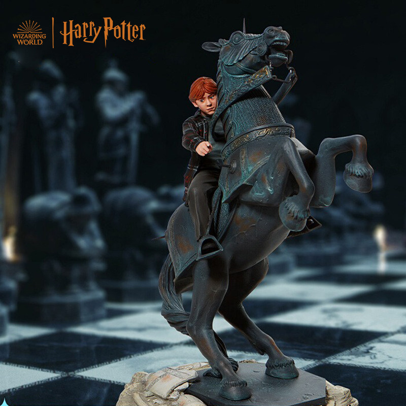 哈利波特官方正版周边霍格沃茨巫师棋罗恩骑士手办摆件情侣礼物