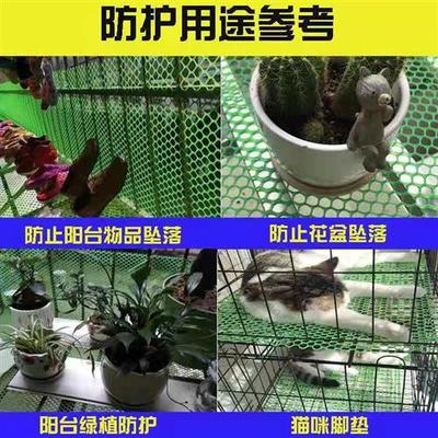 塑料网阳台安全防护网养殖围栏养鸡网鸡鸭鹅苗育雏网胶网格吊顶网