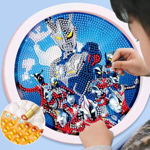 【新款手工diy儿童钻石贴画】