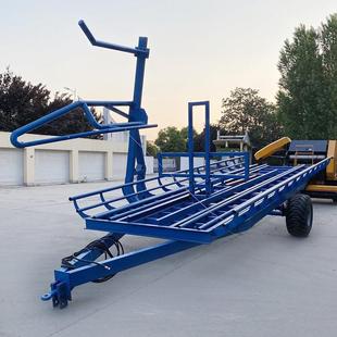 15包草425捡包机麦秸杆玉米捆运输卸一自体机圆草捆运输车