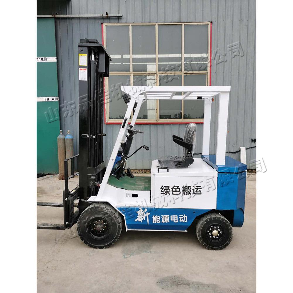 前料移式车四驾支点平衡叉 电动ZPI仓库物运输车 座式货运站货叉