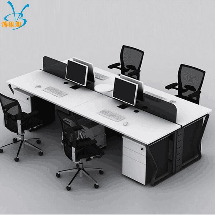 职员公办桌椅合四人位组办公电脑桌六人BWY-GW1位办公桌屏卡风位