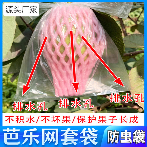 芭乐套袋番石榴套袋水果专用袋网套袋石榴防虫包装套袋番石榴袋子