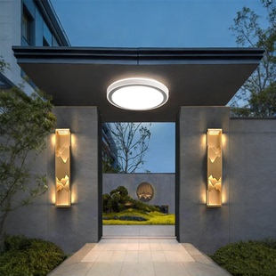 别墅大门口吸顶灯农村自建房室外屋檐入户门厅阳台走廊防潮防虫灯