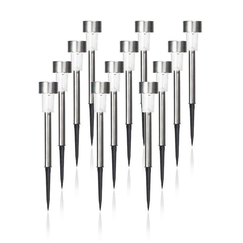 户外草坪灯 防水照明LED太阳能庭院灯花园公园别墅地插玻璃草坪灯