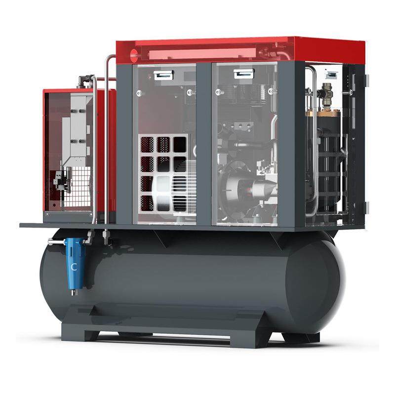 索螺兰特四合一杆空压激机 光切割空压压机 SLT-7.5V变频工频空机