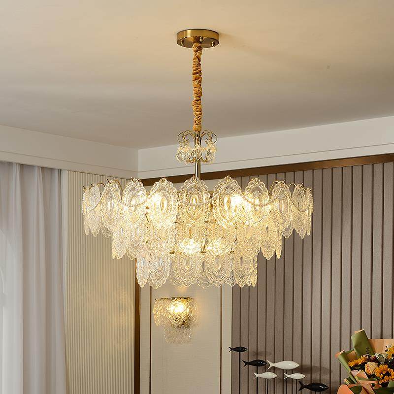 现代轻奢客厅大灯 意大利法式美式复古玻璃吊灯餐厅卧室吊灯网红,机械设备,其他机械设备,淘宝优惠券,粉丝福利购,淘宝优惠卷